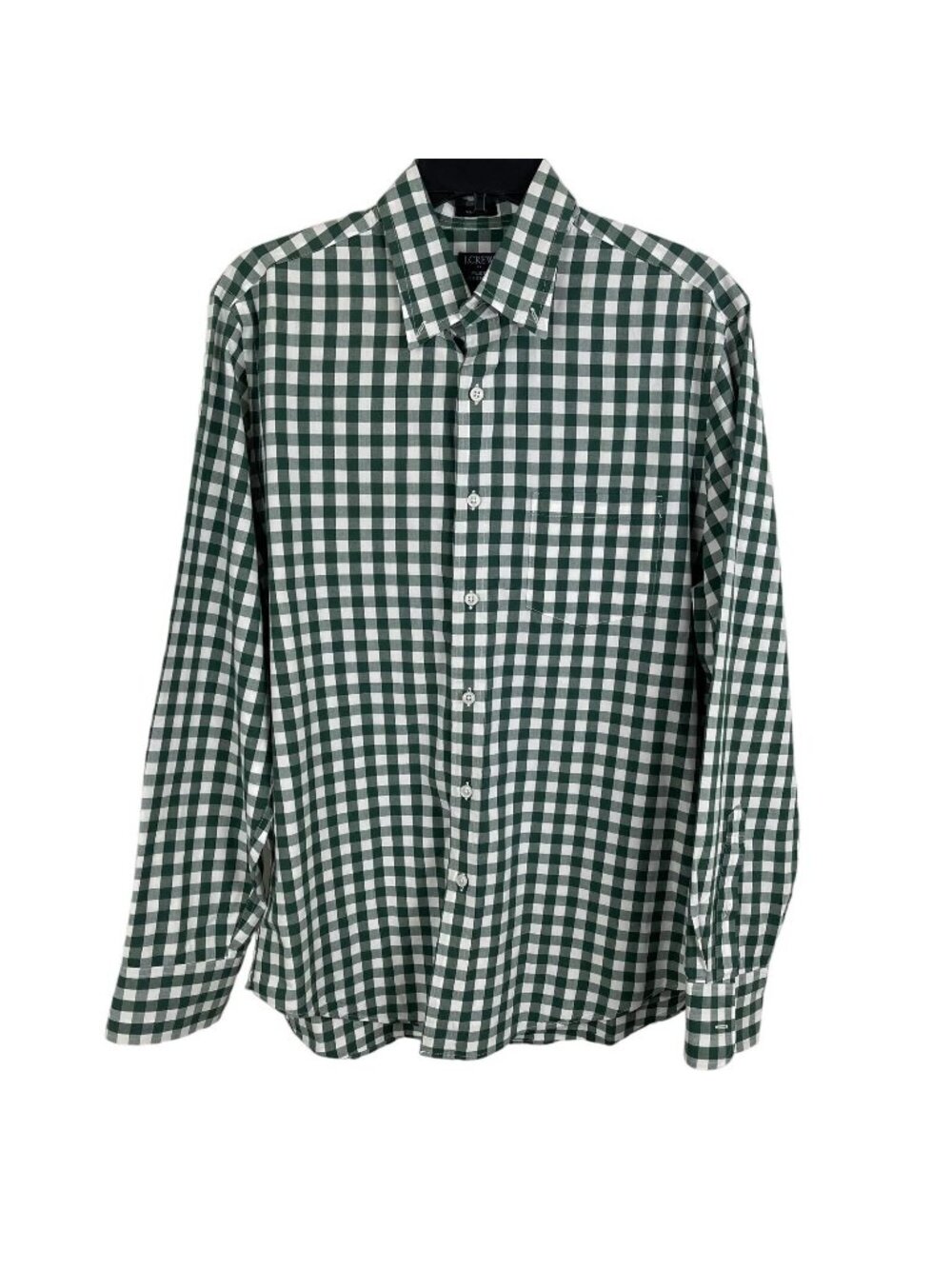 J.CREW Men's Plaid Long Sleeve Button Down T-shirt Size M